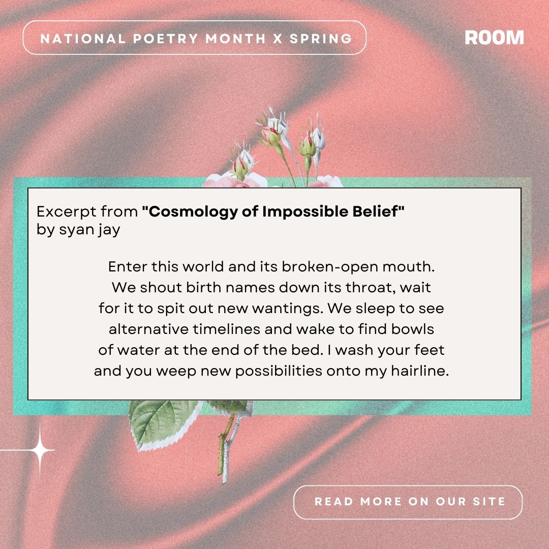 To celebrate National Poetry Month x Spring x the eclipse, we present a round-up of ten transformative poems about change from Room issues past and present ✨ roommagazine.com/national-poetr…