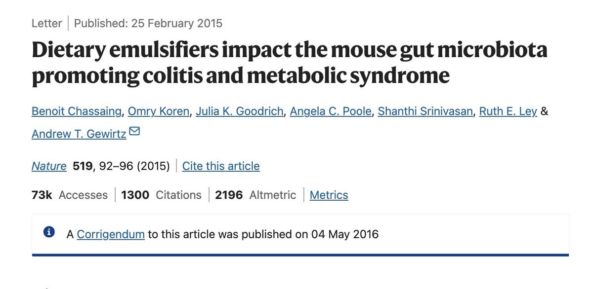 Dietary emulsifiers are ubiquitous and according to this study they induce inflammation, damage the micorbone, cause leaky gut and are contributing to the rise in IBD