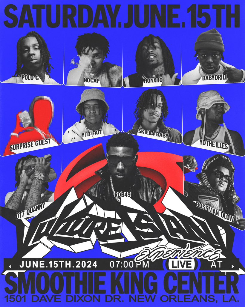 JUNE 15 IN NEW ORLEANS ITS UP! TICKETS GO ON SALE 4/19 NEXT FRIDAY! COMMENT WHO ELSE YOU WANT TO COME 🦅 #ALLAGES