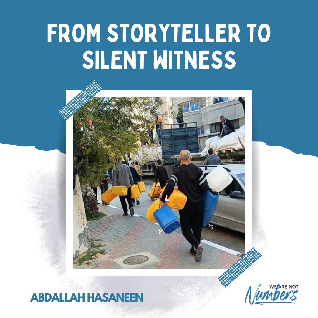 'From storyteller to silent witness” Abdallah Hasaneen's gripping tale unveils the stark truths of life inside Gaza. Dive into his compelling narrative, filled with resilience, heartache, and the relentless quest for survival. To read full story, link below.…