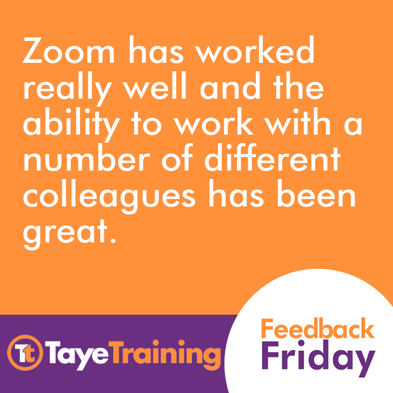 Being able to interact with colleagues from across departments and even across the country has been one of the real highlights of training delivered remotely! 🧡

#FeedbackFriday #Training4Influence #CriminalJustice #Socialcare #Charity #Safeguarding #Training #Onlinelearning