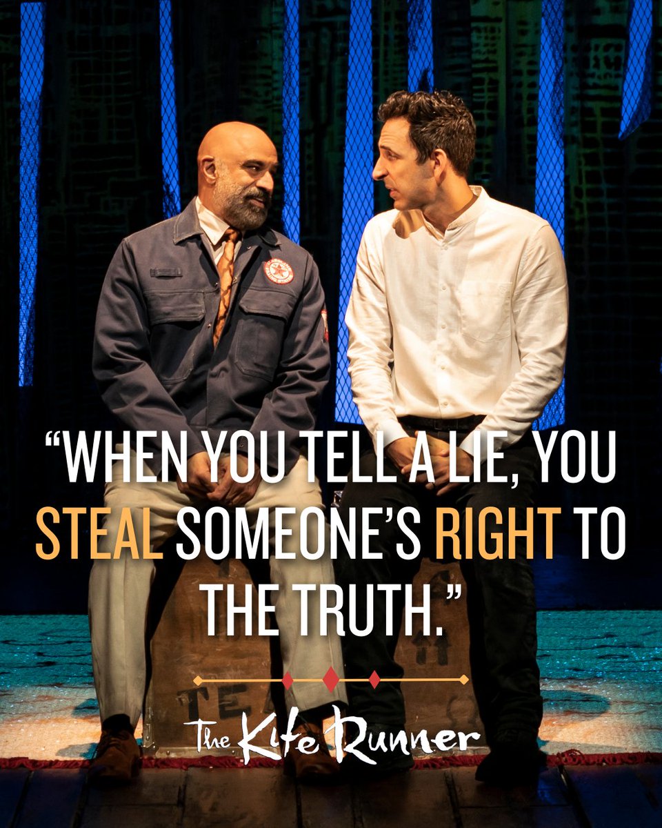 .@kiterunnerbway is one of the best-loved and most highly acclaimed novels of our time. What's your favorite quote from the book or play? Performances run through the weekend — get tickets now! ➡️ asugammage.com/kiterunner.
