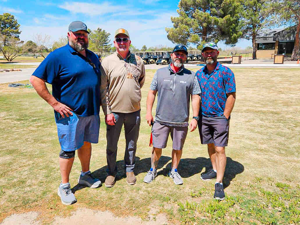 🏆 AES Midland Team Triumphs at SPE Golf Tournament!🏆 Big congrats to our team for winning last week at Hogan Golf Course! Kudos to Chris Vandenberg, Matt Bowers, Larry January, and Joe Gillis for their stellar play. #AESdrillingfluids #SPEGolf #TeamVictory #GolfChamps