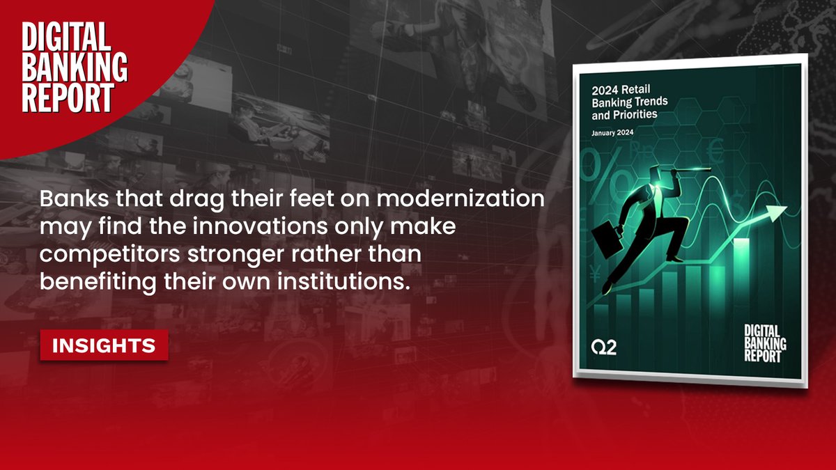 In the fast-paced world of banking, modernization is key to staying competitive. Don't let innovation pass you by! Download a free copy to learn how to stay ahead: tinyurl.com/2smtay3t #BankingInnovation #StayCompetitive