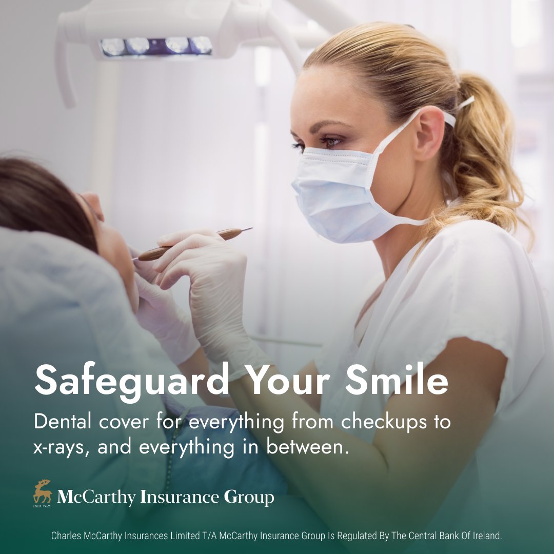 A dental insurance policy is the easiest way to ensure security for your smile.🦷 We provide a range of coverage options to suit individual and family needs, guiding you to make an informed choice. Visit mig.ie to arrange a chat with one of our advisors. #Ad