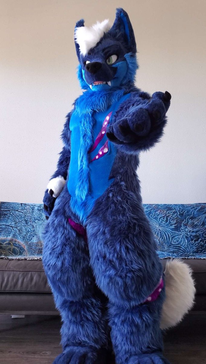 Today marks my 1-year fursuit anniversary! It doesn't feel like a whole year has gone by already...time certainly flies by quickly! Here's to many more years to come!

👔: @kigurumikagetsu 
#FursuitFriday