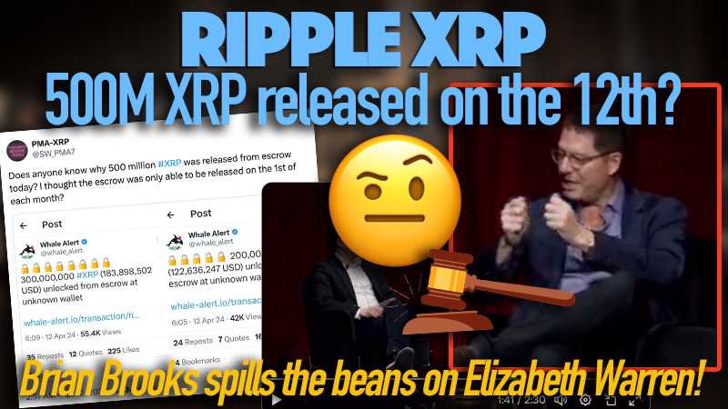 Why did a random 500M #XRP get released on the 12th (another date other than the 1st)? 🤔 👀 #XRPholders #XRPcommunity 📺 👉 youtu.be/fM1kY9iOOZo