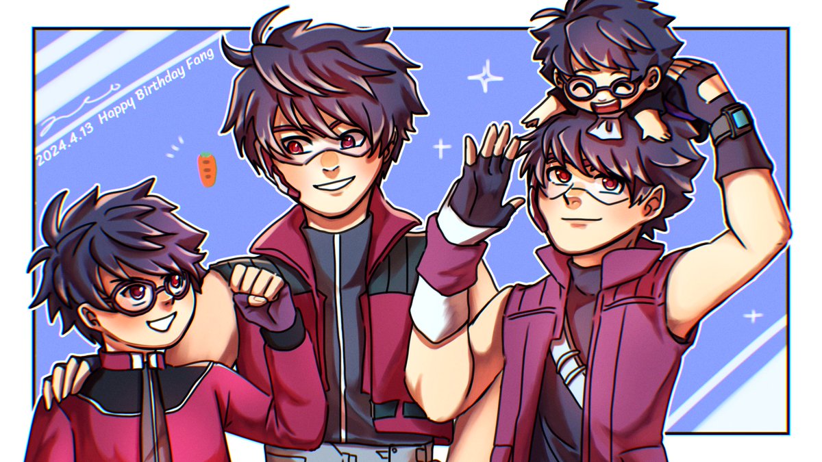 Happy sweet birthday Fang!!!!🥺🥺🥕✨✨

#one_dd_neo #Boboiboy #BoBoiBoyFanart