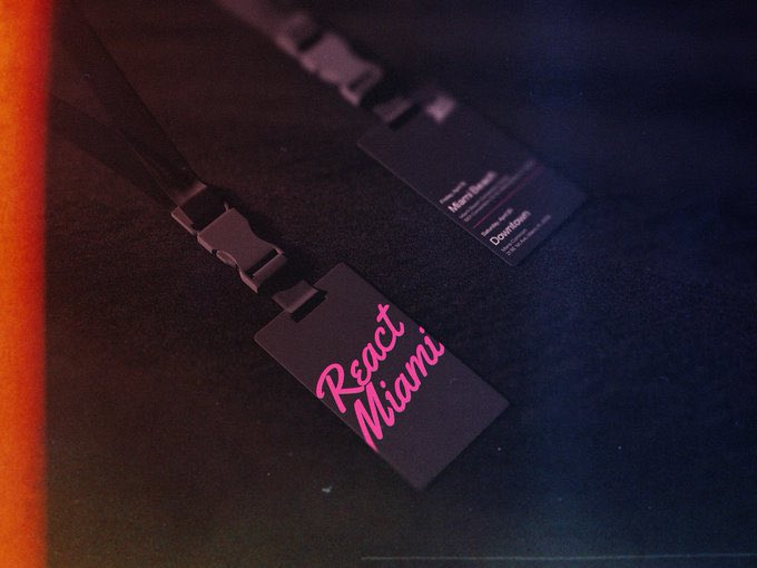 React Miami tweet media