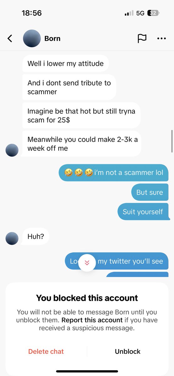 enchantingbully's tweet image. Imagine refusing to pay tribute and then calling ME a scammer???🤣🤣🤣🤣