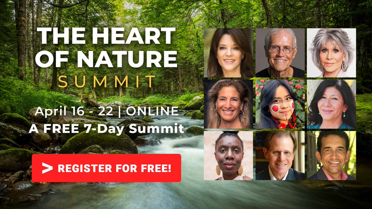 Join @asoltani, Director of Global Strategy for our Alliance, along with an extraordinary lineup, including Jane Fonda, Lynne Twist, Lyla June April 16-22, 2024 for The Heart of Nature Summit. 🌳 Click here to register now for FREE: bestyear.krtra.com/t/JIOceaRQF69c #HeartOfNatureSummit