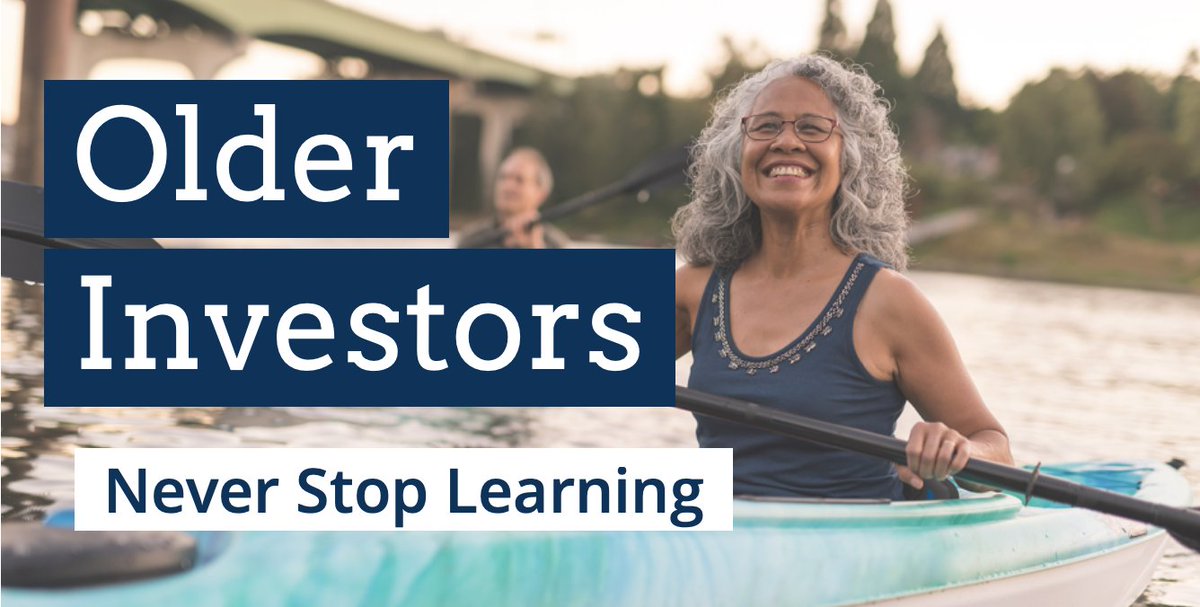 #NeverStopLearning, especially when it comes to protecting your hard-earned money. Learn what you can do to protect your assets now and as you age: investor.gov/NeverStopLearn… #FinancialCapabilityMonth