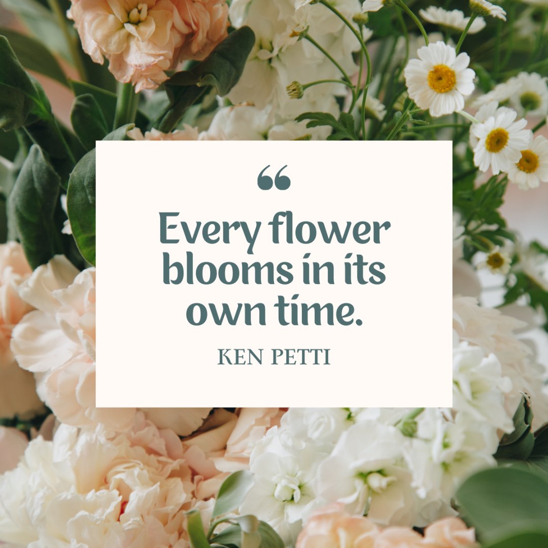 Just as nature teaches us, our journeys unfold at their own pace. Each of us has a unique path, and the timing of our growth is perfectly orchestrated. Embrace the process, nurture your dreams, and watch as you bloom into the magnificent being you were meant to be.