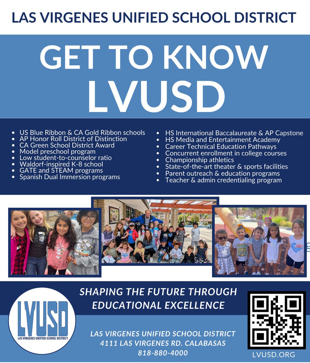 LVUSD will offer walk-in interviews Thursday, April 18th from 9-10 a.m. at the District Office for paraeducator positions. Bring your resume. We hope to see you there!