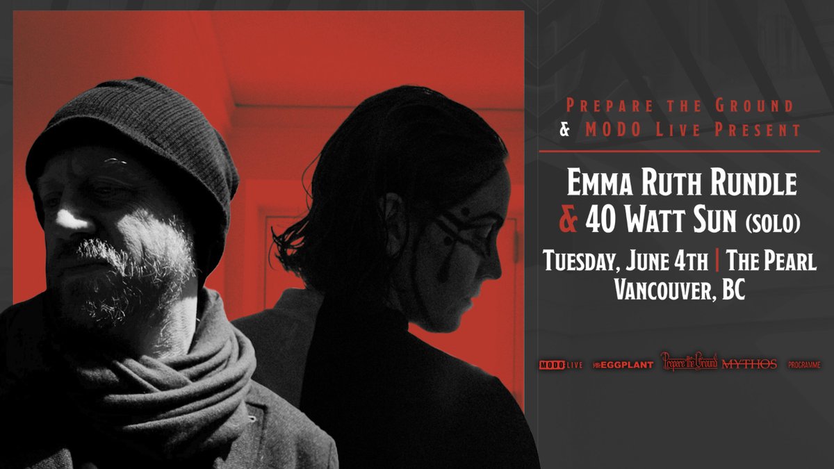 ON SALE NOW✨ @EmmaRuthRundle x @40WattSun are heading to The Pearl on June 4th. Get your tickets: found.ee/EmmaRuthRundle… #40wattsun #yvrevents #vancouverisawesome #vancitybuzz #thepearlongranville