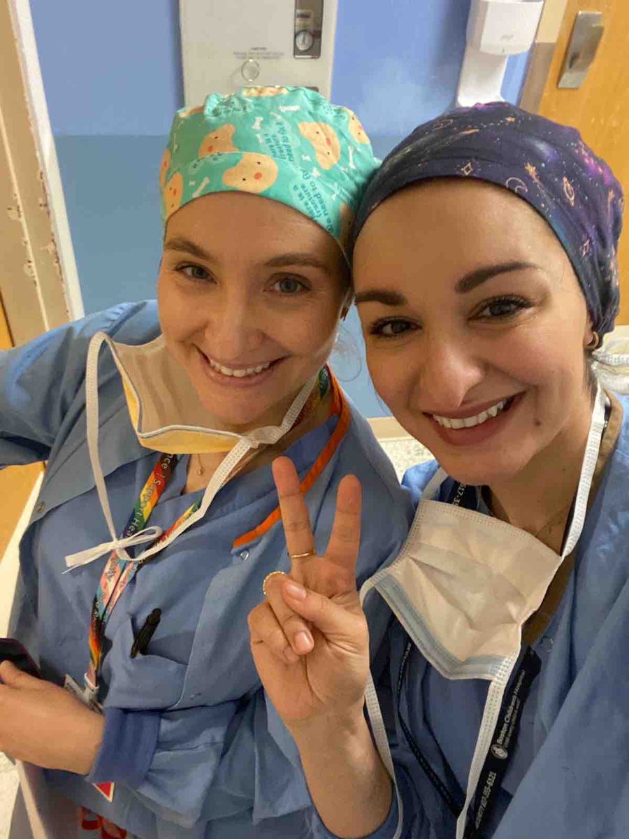 Our Regional Anesthesia Team had the pleasure of hosting Dr. Mariam Latif (right) as an observer recently! If you’re eager to experience our Pediatric Regional Anesthesiology Observership, click this link to apply and be part of our journey! childrenshospital.org/programs/regio…