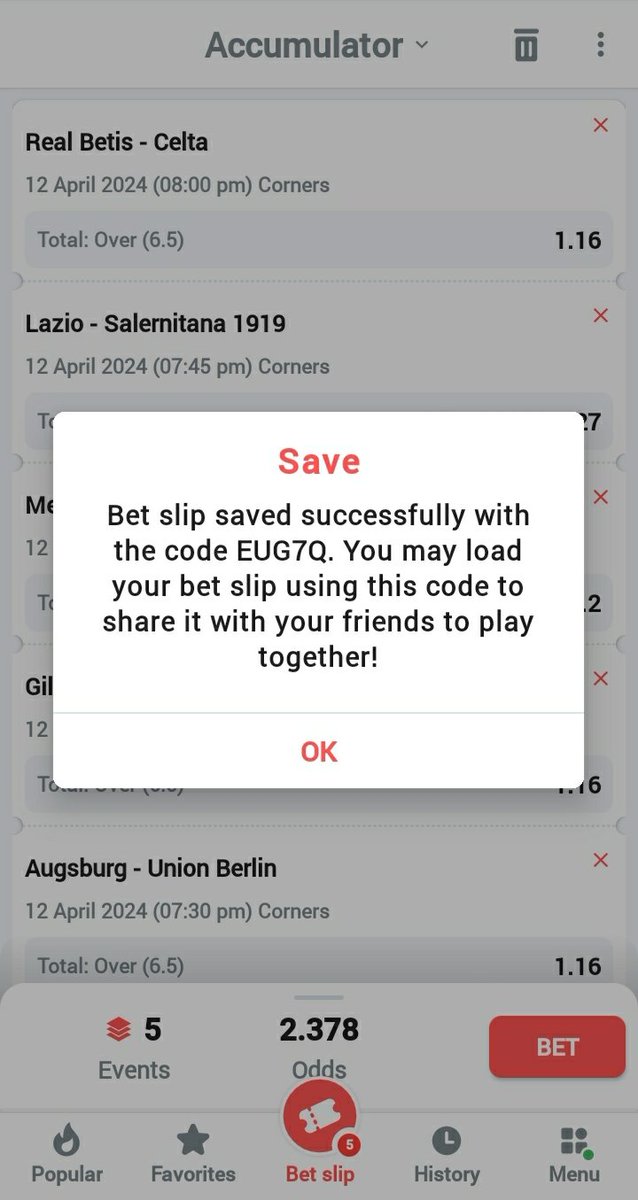 Paripulse Booking Code 💥 2 odds🤝🤝🤝EUG7Q Register here 👇 pari-pulse.com/Btln Use promo code 👉 : BETLANE Register and let's win together