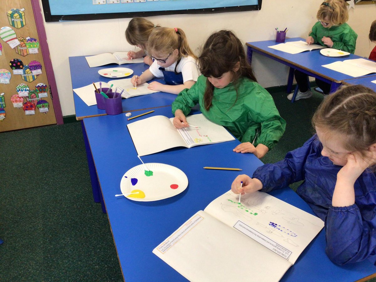 Key Stage One have really enjoyed painting in the style of indigenous Australian artists. They have been painting different elements from the traditional Dreamtime stories.  We have been very impressed by their skill and patience. #learningisfun