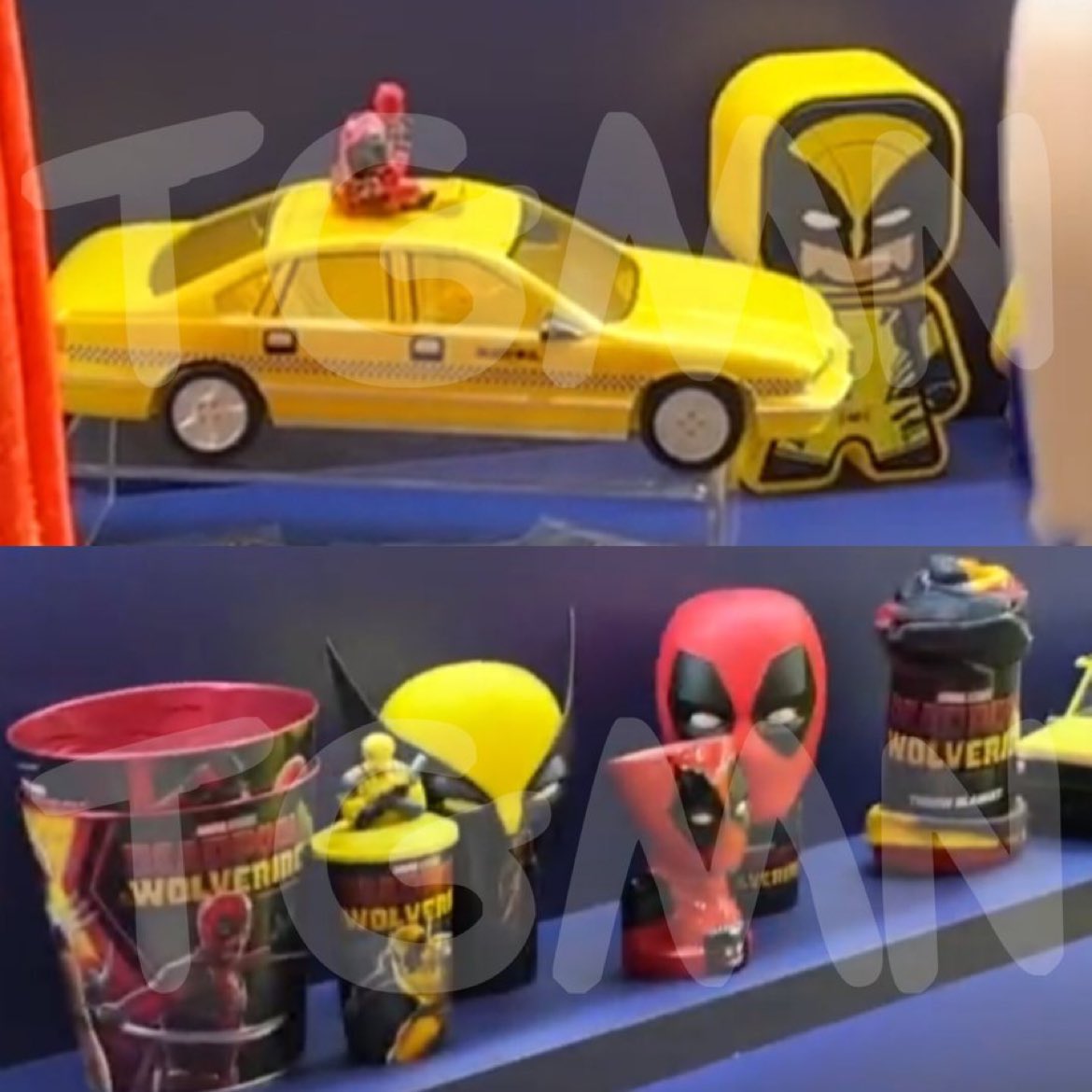 First look at some of the theater collectible items for 'DEADPOOL & WOLVERINE'🍿.