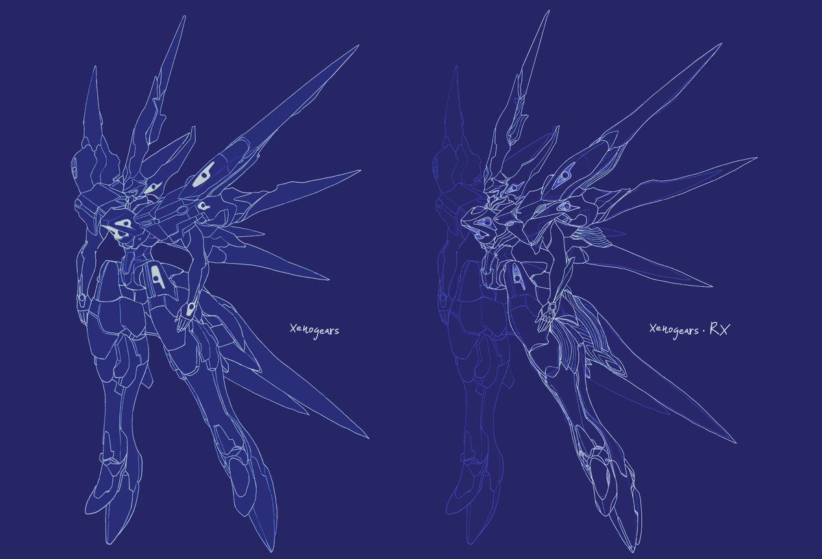 「現代の視点でゼノギアス(xenogears)を加工した。#xenogears #」|kayanoyuki/デザイナーのイラスト