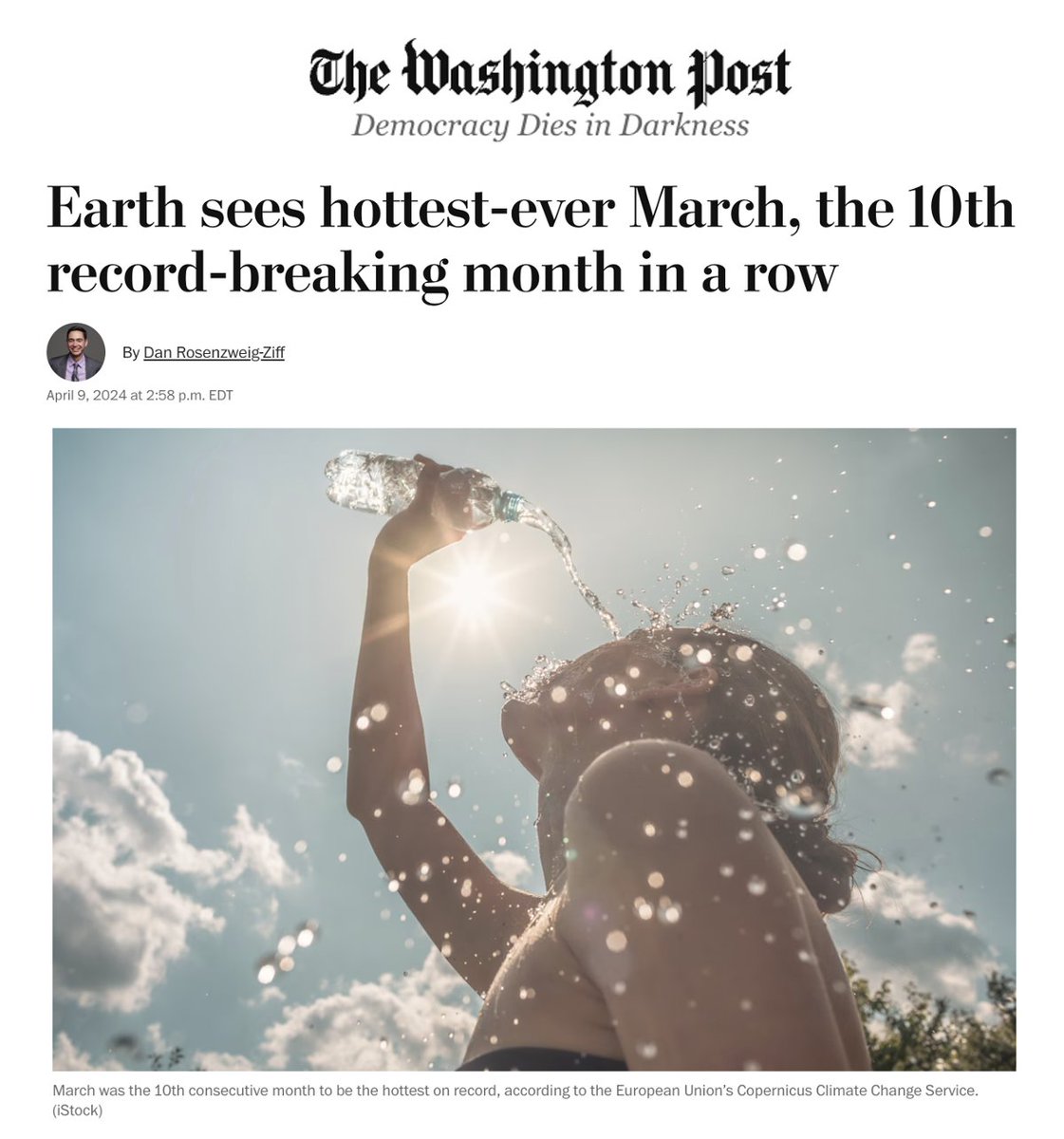 Myth: Recent, unusually warm temperatures show that fossil fuels are making our climate more and more dangerous. Truth: Even with recent temps, which are a temporary anomaly, not the new normal, cold is a bigger problem than heat and fossil fuels keep us safer from both. 🧵👇