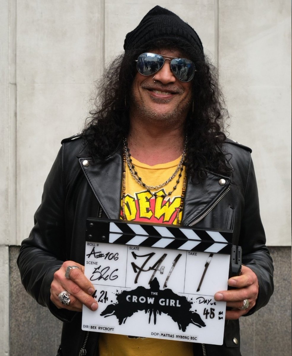 IT'S HIM!  @Slash joins a psychological thriller series called “The Crow Girl” , he will be the executive producer and composer.

📸 : itvstudios