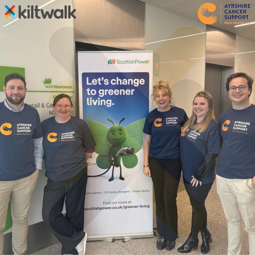 Team Digital at ScottishPower are ready for the Glasgow Kiltwalk! Taking on the challenge of the Mighty Stride, we look forward to welcoming the SP Digital team on Sunday the 28th of April! Huge thanks to the whole team for this support🧡 REGISTER HERE👇🏼 thekiltwalk.co.uk/events