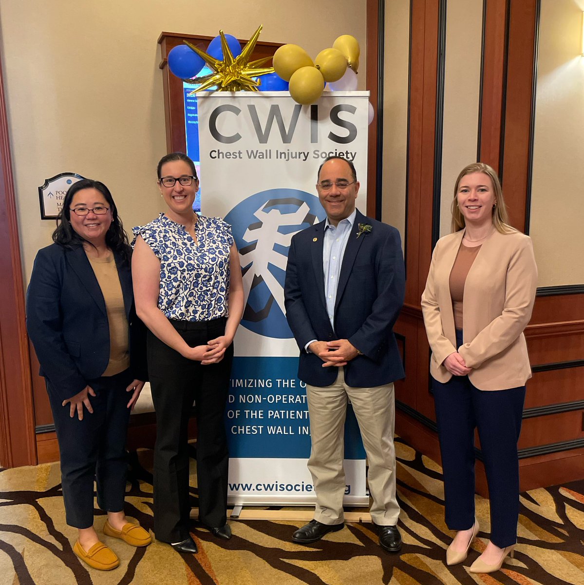 #GWstrong at @CWISociety summit in SLC! Featuring CWIS president-elect @saranimd, @susan_kartiko, GW alum @kwanersdorfer, and PGY3 @mateckimary