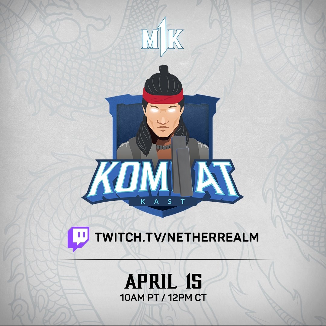 Ermac and Mavado's Kombat Kast is coming in 3 days at 10 AM PT, or 5PM UTC in April 15 Shout out to @iScreamFGC for always being on the head of reporting news 🔥