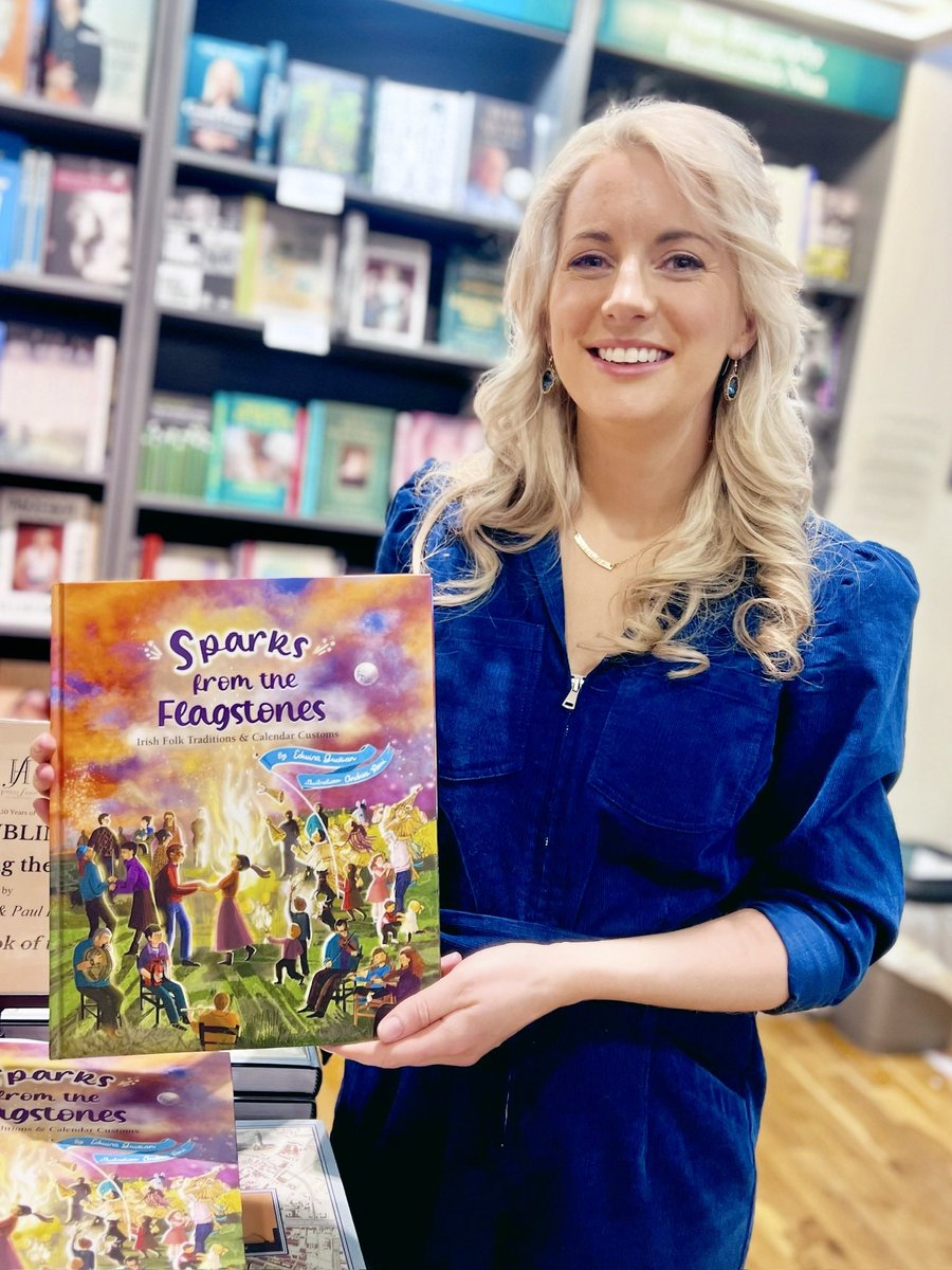 I’ve just restocked Charlie Byrne’s Book Shop Galway & Hodges Figgis Dublin with my book Sparks from the Flagstones - a treasury of Irish Folk Traditions & Calendar Customs🔥 Thanks everyone for your support! @ByrnesBooks @Hodges_Figgis