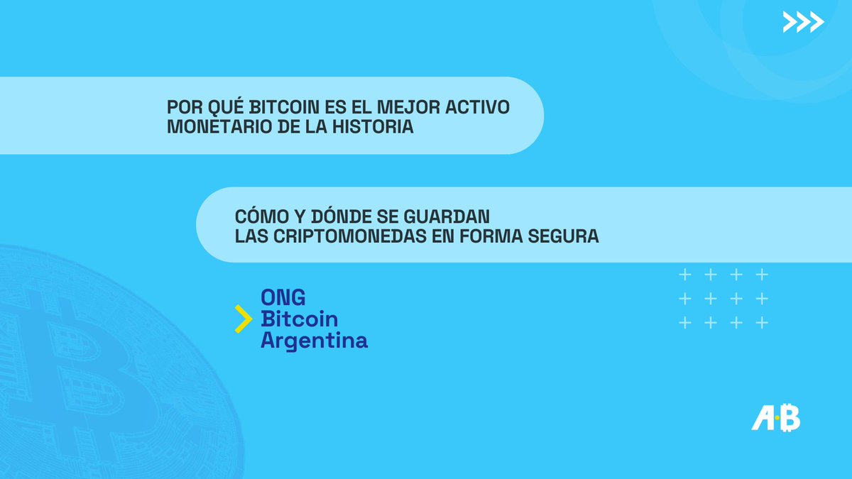 ONG Bitcoin Argentina (@bitcoinar) on Twitter photo ¡Estás invitado! 🚀👏🏽 No te pierdas este Seminario junto a <a href="/BinanceArg/">Binance Argentina</a> y <a href="/SanIsidroGob/">San Isidro</a> 🤓🇦🇷
📲 Inscripción libre y gratuita: bit.ly/4cO9Dvv
Es una excelente oportunidad para interiorizarse por un lado, en el nuevo proyecto de ciudad inteligente de San Isidro, pero ¡Estás invitado! 🚀👏🏽 No te pierdas este Seminario junto a <a href="/BinanceArg/">Binance Argentina</a> y <a href="/SanIsidroGob/">San Isidro</a> 🤓🇦🇷
📲 Inscripción libre y gratuita: bit.ly/4cO9Dvv
Es una excelente oportunidad para interiorizarse por un lado, en el nuevo proyecto de ciudad inteligente de San Isidro, pero