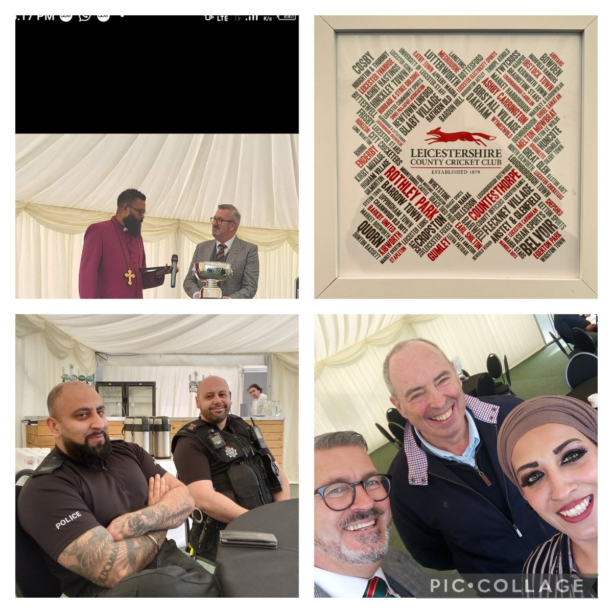 @WesleyHallCC delighted to be part of multifaith blessing for Leicestershire County Cricket Club. (vs Sussex). Contributions from #Bahai #Buddhist #Christian #Hindu #Jain #Jewish #Muslim #Pagan #Sikh speakers, MCed by Bishop of Loughborough @BishopSaju.@leicspolice @GMBallentyne