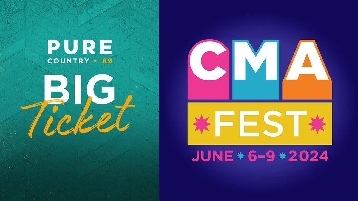 When you think Country Music, where’s the FIRST place you think of? NASHVILLE, OF COURSE! 🤠😍🎶

We're bringing you another epic BIG TICKET experience to CMA FEST!😱🤩✨

Starting April 22, listen at 8:40 & 4:40 for your chance to win! Details @ purecountry89.ca!