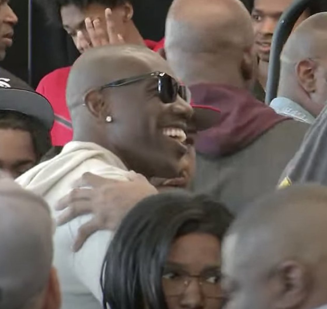 T.O. is at the Allen Iverson statue reveal