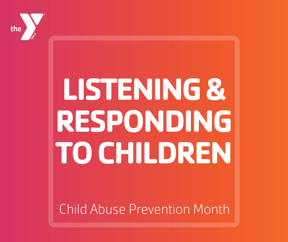 Child Abuse Prevention Month is all about preventing abuse, but it’s also important to know how to listen to and respond to children if they tell you about abuse. #ChildAbusePreventionMonth