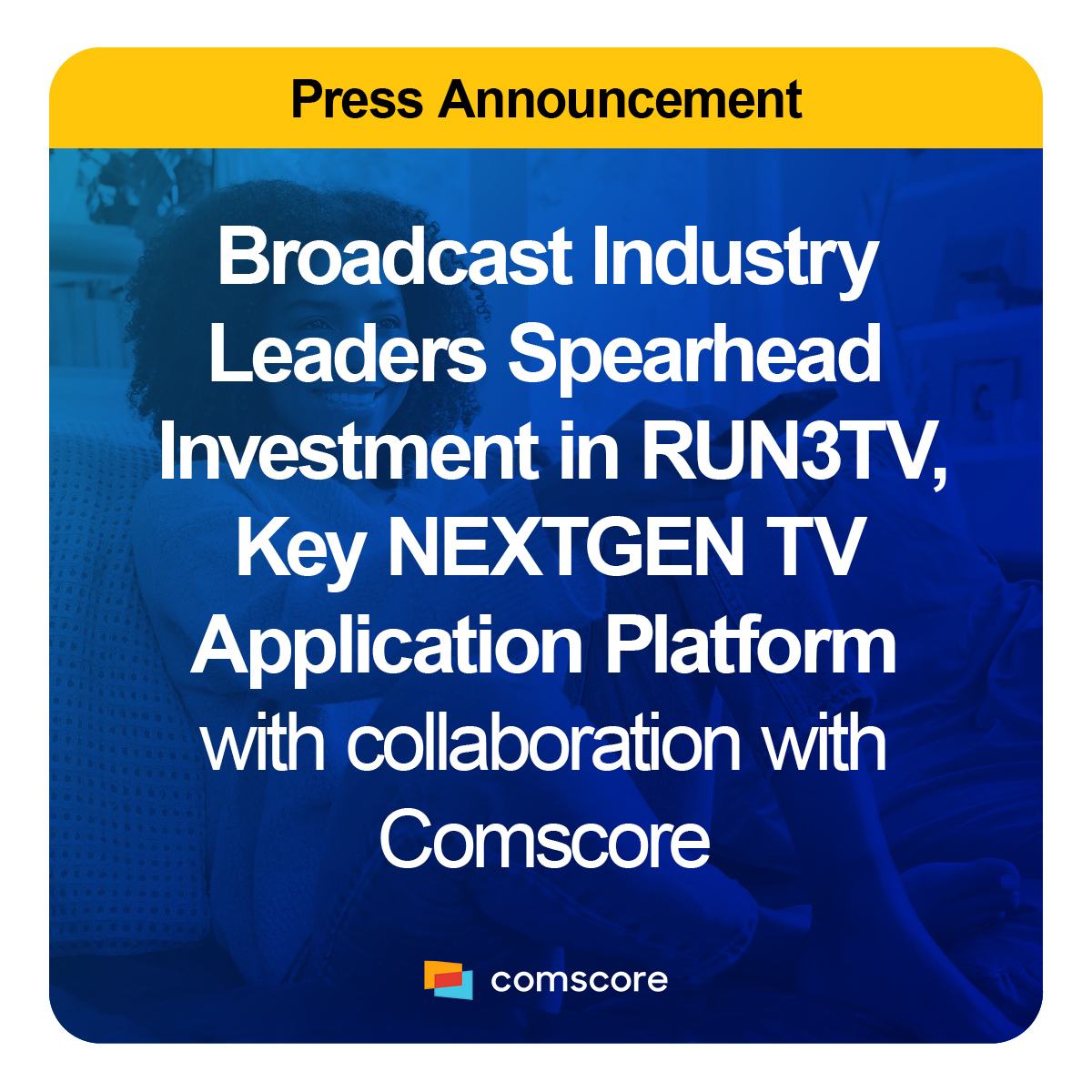 Comscore, Inc. is proud to be collaborating with the nation's leading broadcast groups on the new RUN3TV platform. Pearl TV has been instrumental in advancing the NEXTGEN TV broadcasting ecosystem.