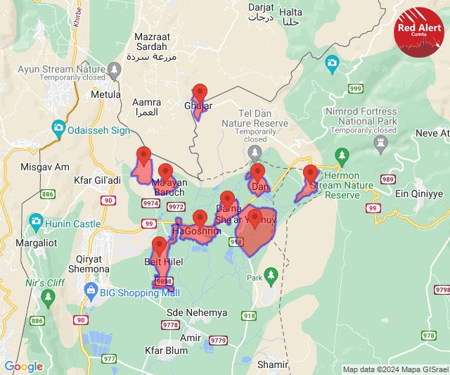 Hizbullah, İsrail'in kuzeyine büyük bir roket saldırısı yaptı...