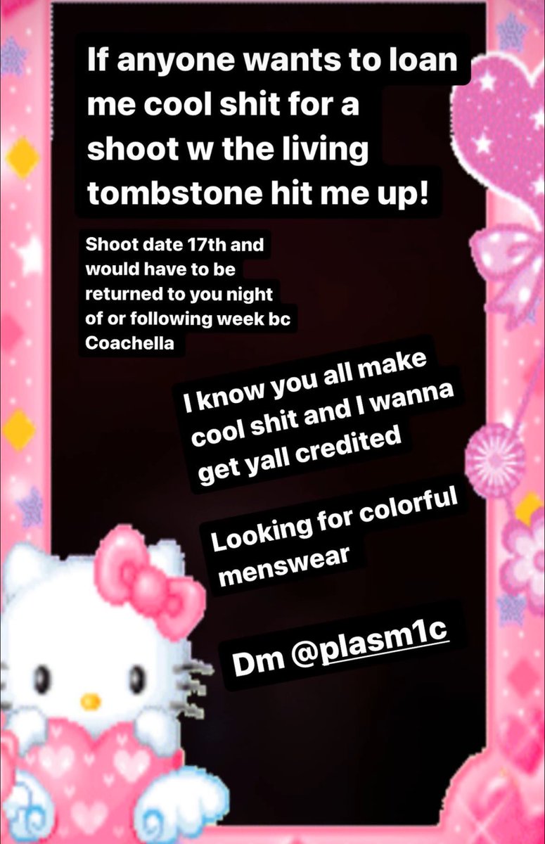 If any fashion designers/makers in LA happen to be fans of tlt and wanna potentially have their designs worn. Closed set but you will be credited 
#thelivingtombstone #lafashion #losangeles