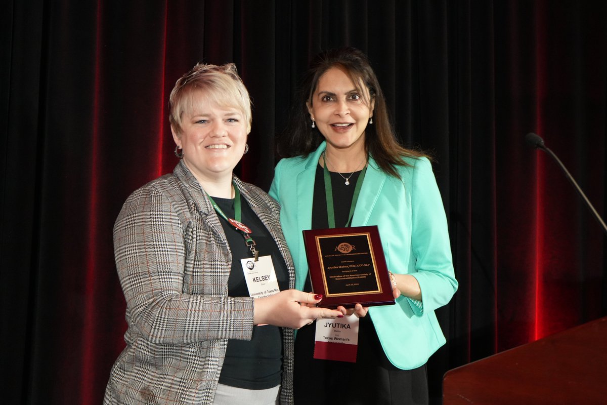 ASNRehab's tweet photo. We are thrilled to give the designation of Fellow of the American Society of #Neurorehabilitation to two new fellows: Dr. Jyutika Mehta and Dr. Steve Cramer. Congratulations, and we appreciate all of their contributions to ASNR over the years!  
@txwomans @UCLANeurology #ASNR2024 https://t.co/decTtuYqu4