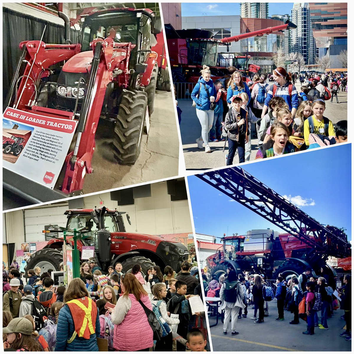 If in the Calgary area this weekend, take the family to @calgarystampede Park for their annual Aggie Days featuring our finest @Case_IH equipment on display; helping educate children on what is happening “out on the farm” and how ag impacts our daily lives. - - #AggieDays2024