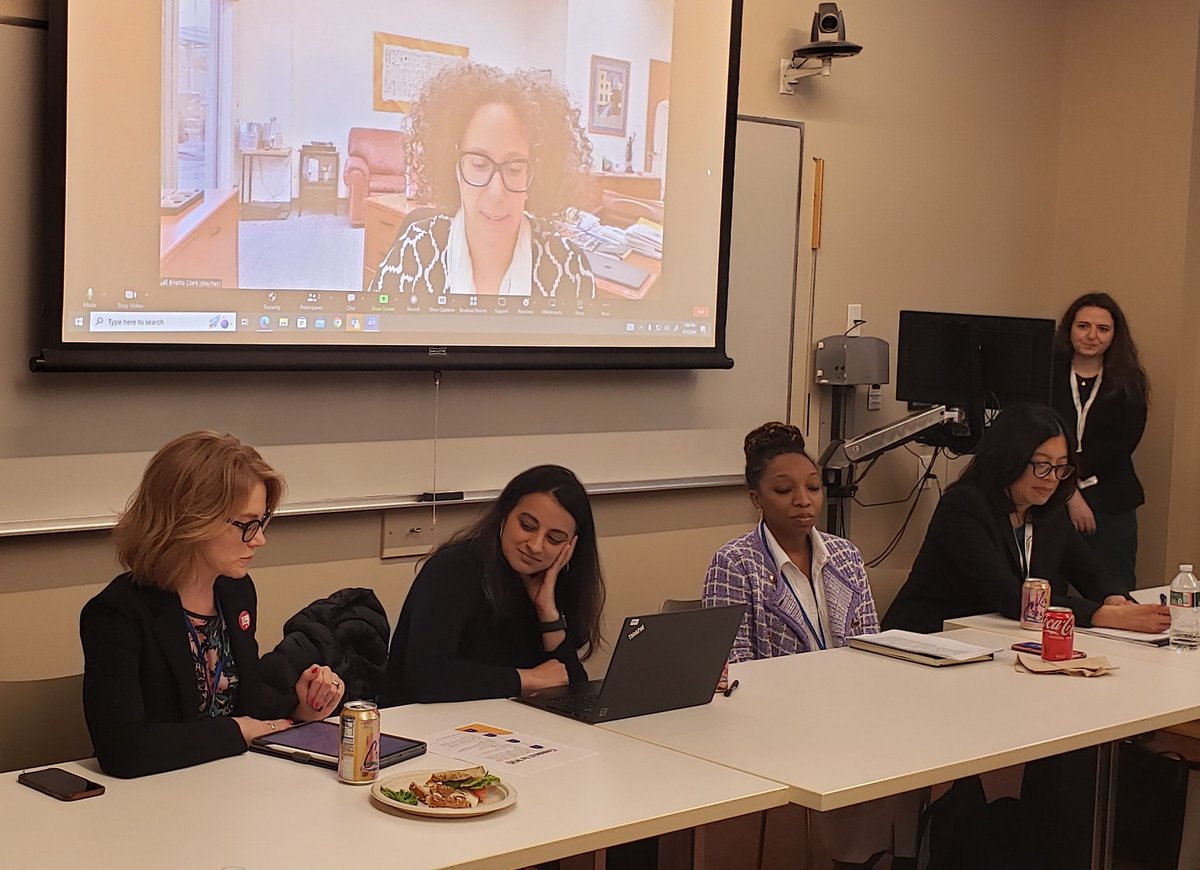 The @NUSLHealth Annual Conference panel on 'The Future of Maternal and Children’s Health' features @AzizaAhmed @BU_Law, @ProfBrieClark @LoyolaLawSchool (virtual), @McGeorgeProfCo @PacificMcGeorge & @JamilleAFields @SLULAW @SLU_HealthLaw Moderator: @KatieKraschel @NUSL