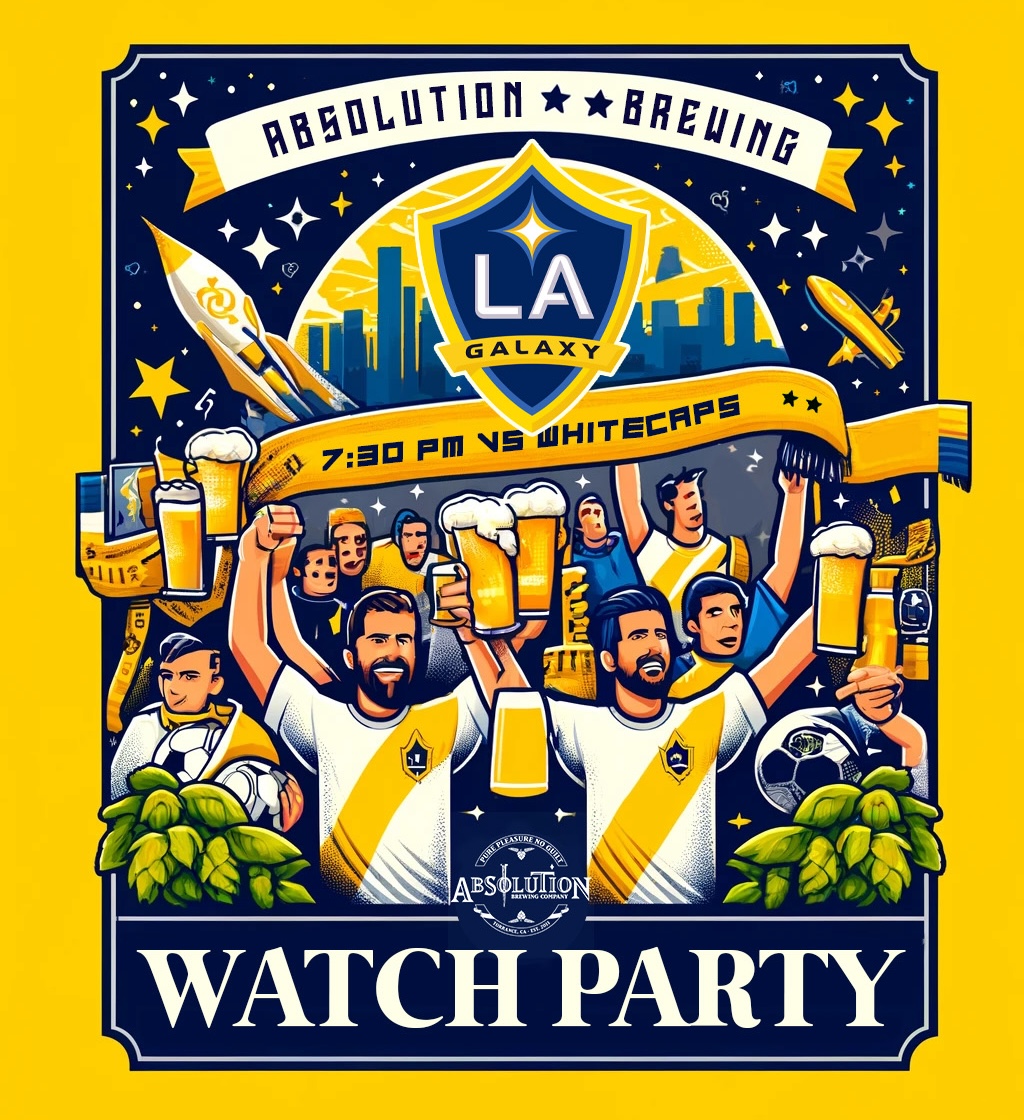 📢 South Bay G's! 📢 Join us for our #LAGalaxy Watch Party vs. the Vancouver Whitecaps tomorrow night at 7:30 PM. 🍺⚽️