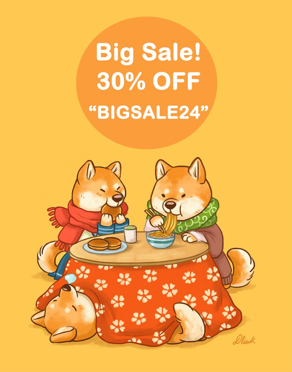 My old notebook is dying and I have to change it soon 💦 I decided to make a big sale of my products to buy a new one! Use the code: 'BIGSALE24' Link below ⬇️ [RTs much appreciated! 💖 ]