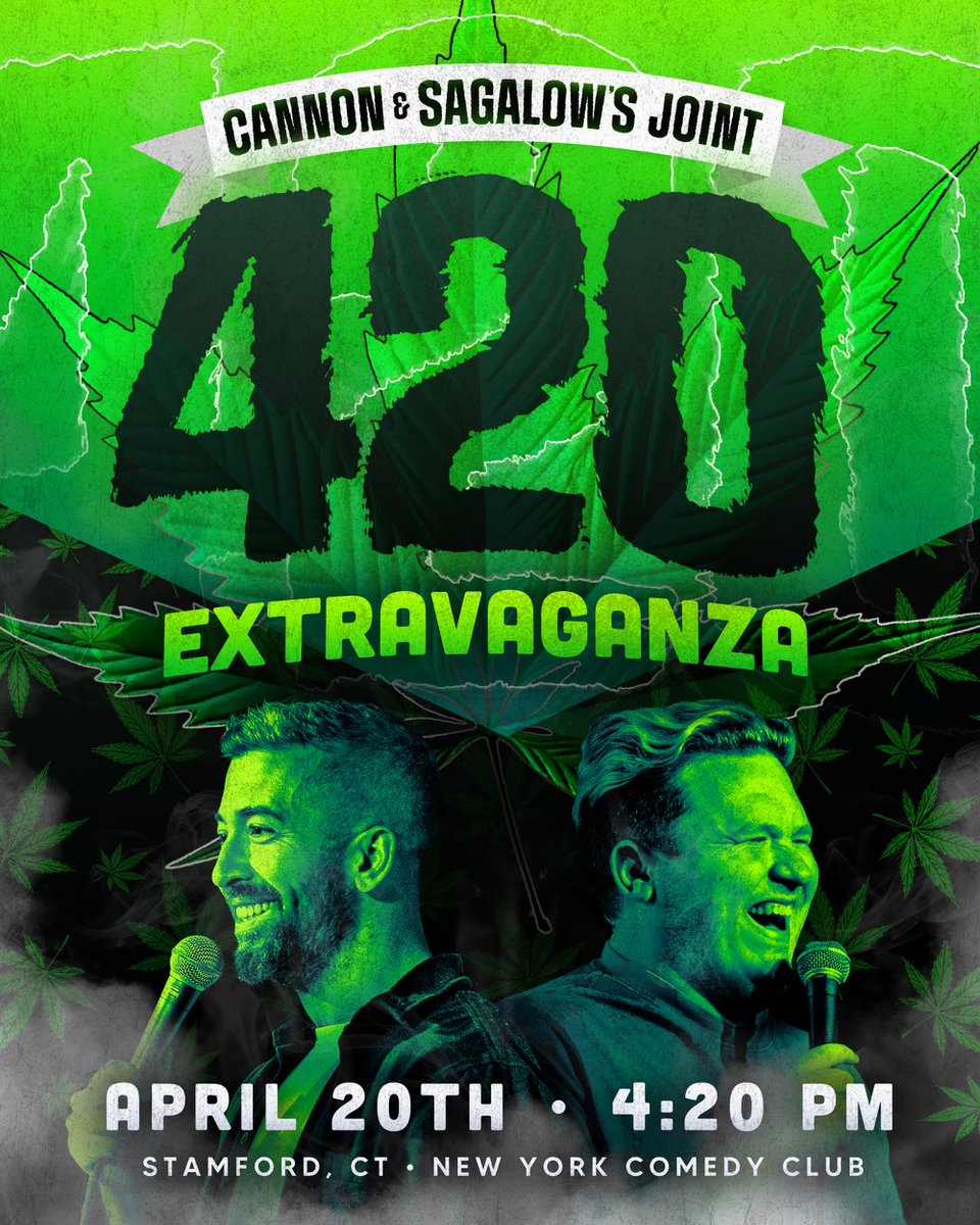 🌳 Come see me and @brendansagalow 's Joint 4/20 Extravaganza at @nyccstamford! Tix in my bio.