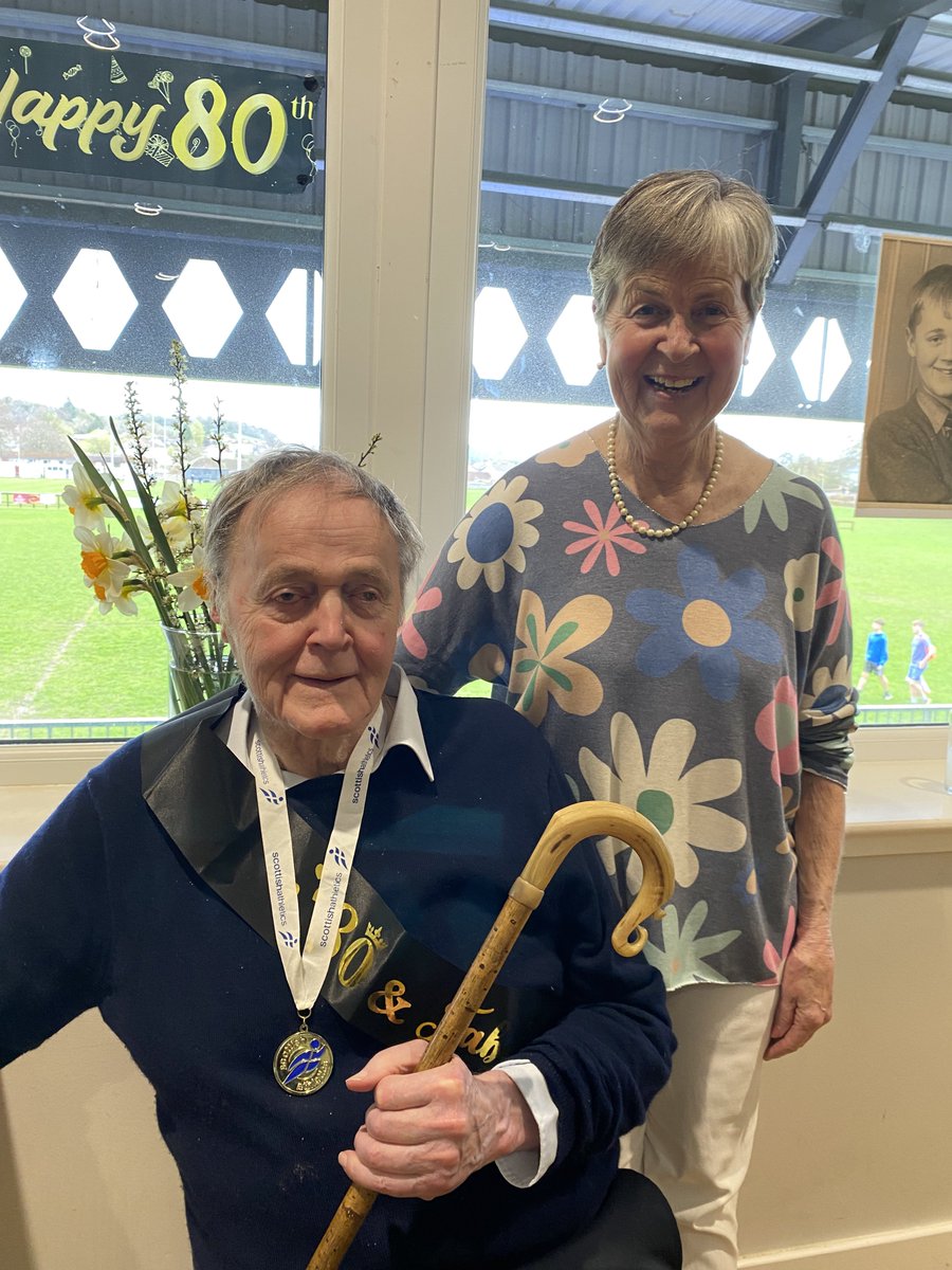 A very happy 80th birthday to our wonderful Hon Vice-President Andrew Arbuckle MBE! Here he is pictured with our CEO Carol McLaren at a wee celebration in Fife today. Well done and thanks to sister Gina for organising and Celebration Station Perth for a brilliant cake, even…