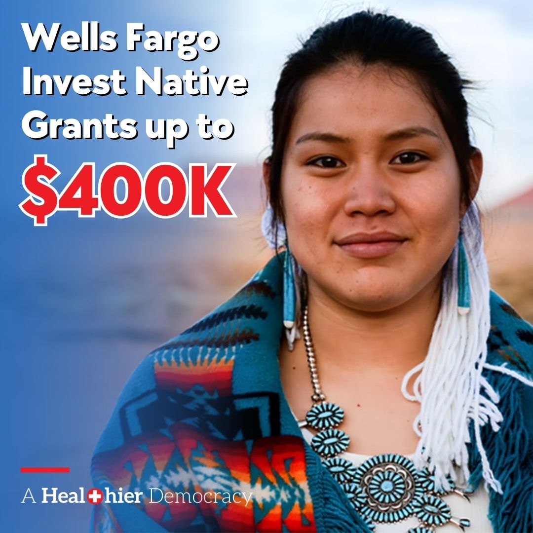 🌟 $400k grant opportunity! Dreaming of a brighter future for Native communities? @WellsFargo's Invest Native grants are back! They are committed to empowering economic opportunities through housing, small biz growth, sustainability and financial health. 💫