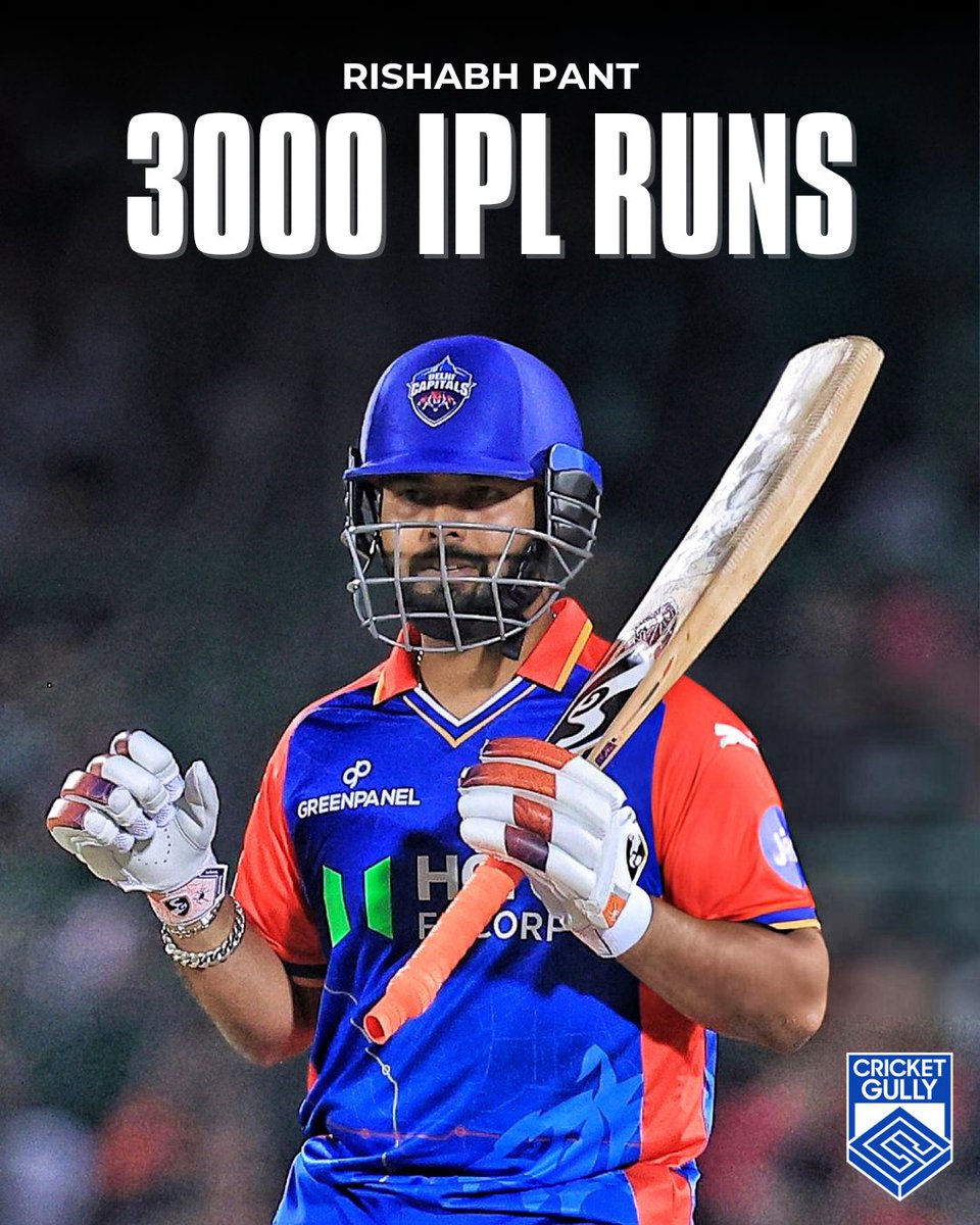 3️⃣0️⃣0️⃣0️⃣ for Rishabh Pant! A well-deserved milestone for the explosive wicketkeeper-batsman.