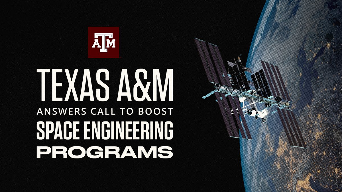 Texas A&M students will likely soon be able to earn a degree in Space Engineering! While aerospace engineers will continue to study how to get people to the moon and Mars, space engineers will focus on building structures and operations there: tx.ag/SpaceEng324