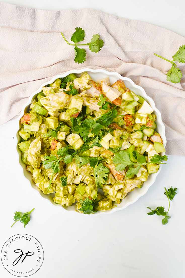 Chicken Vegetable Salad Recipe @graciouspantry thegraciouspantry.com/chicken-vegeta… #Salads #NoAddedDairy #NoAddedEggs #SugarFreeRecipes #NoAddedGluten #PaleoRecipes