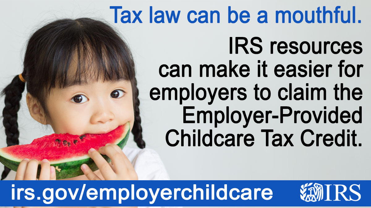 The #IRS Employer-Provided Childcare Tax Credit page helps determine eligibility for a business tax credit of up to $150,000. See if your business qualifies: irs.gov/employerchildc…
